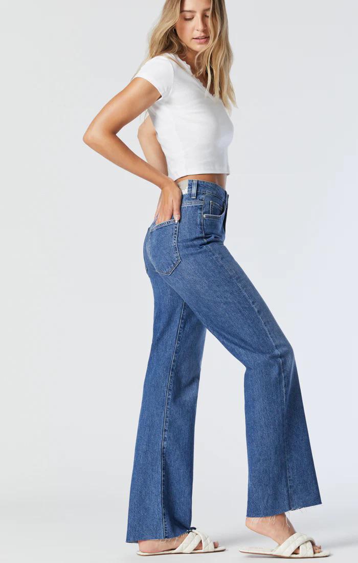 Mavi Women's Victoria High Rise Wide Leg Jean - Image 6
