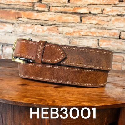 Men's Circle SH Leather Belt - Image 12