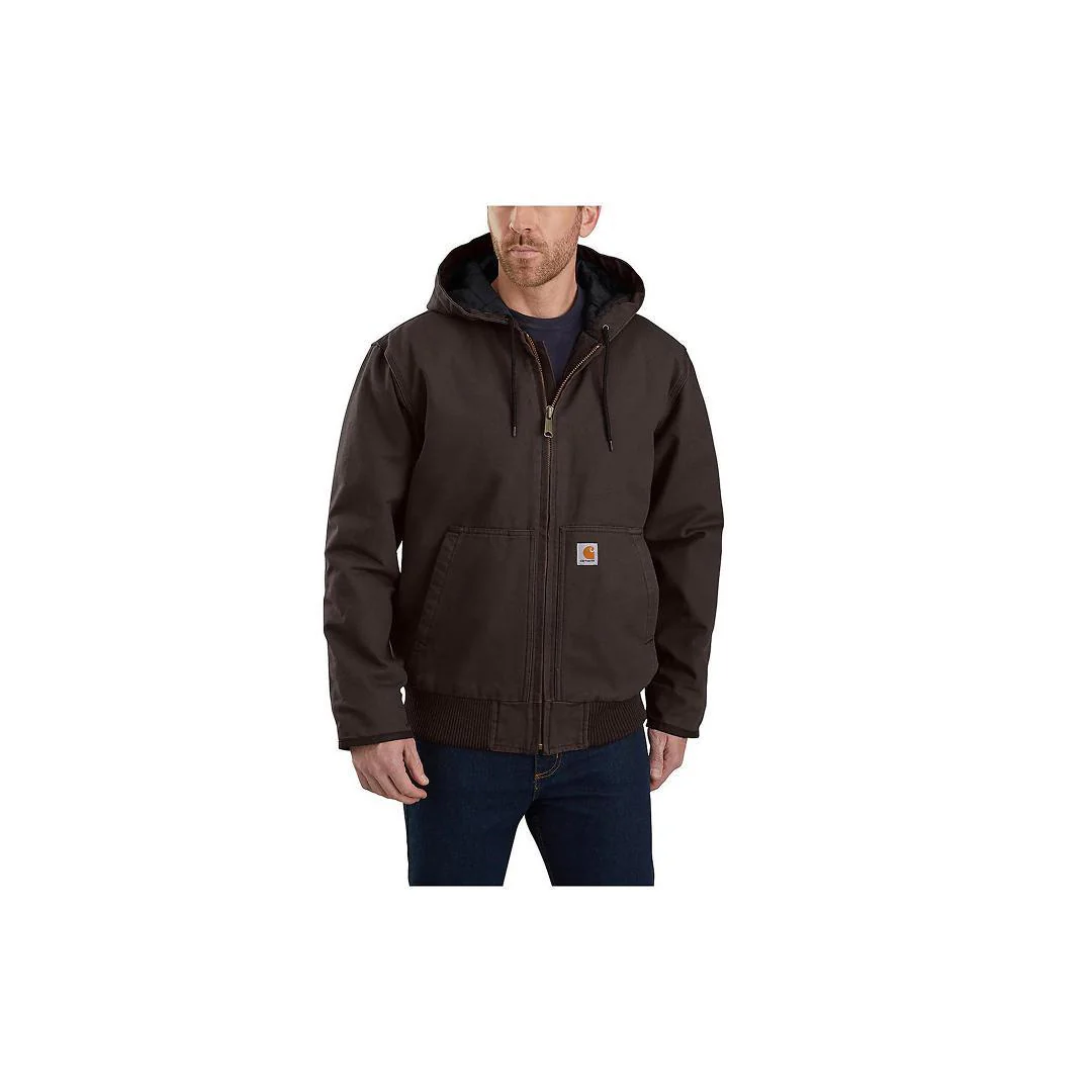 Carhartt Men's Quilt-Lined Washed Duck Insulated Active Jacket - Image 30