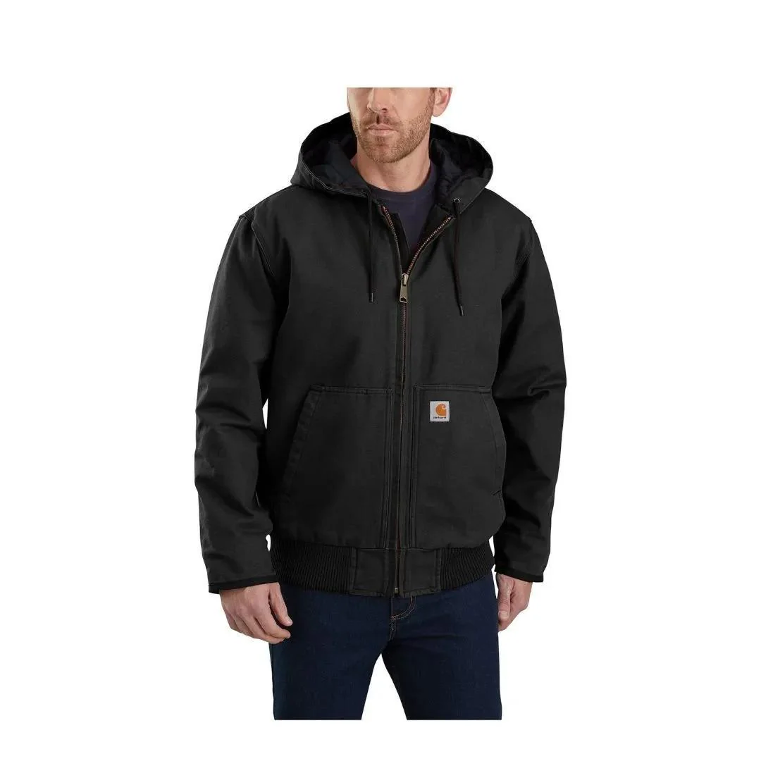 Carhartt Men's Quilt-Lined Washed Duck Insulated Active Jacket - Image 40