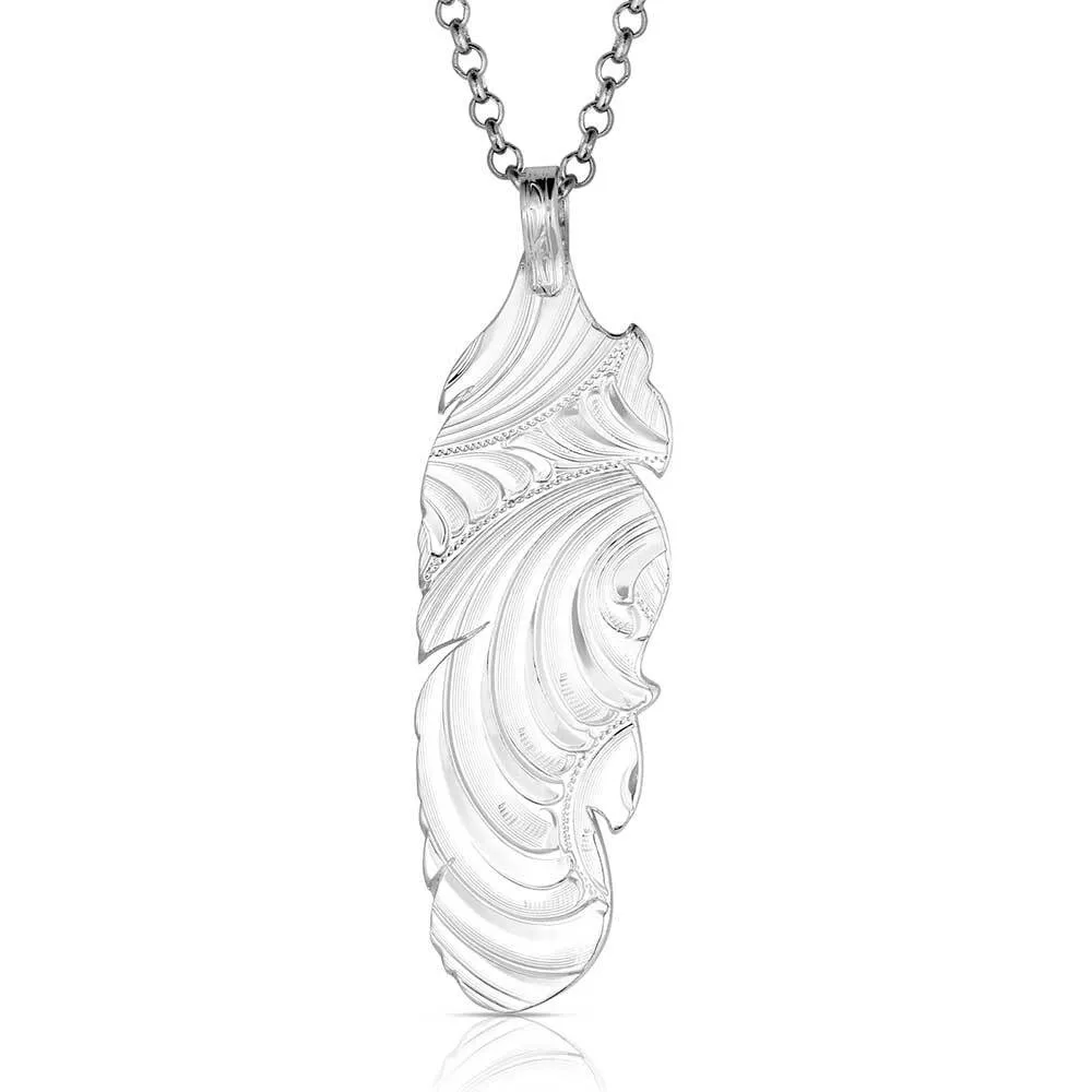 Montana Silversmiths Alpine Glow Feather Necklace - Image 2