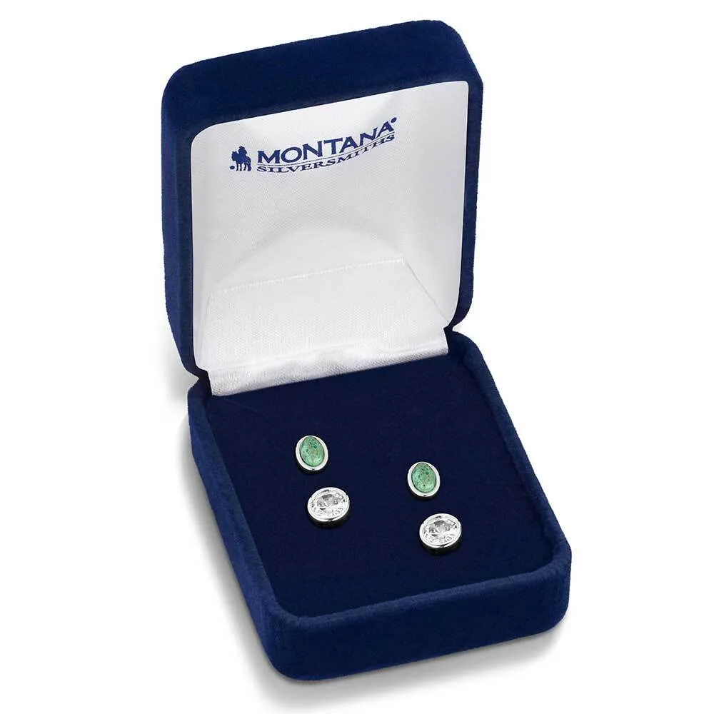 Montana Silversmiths Circle Four Post Earring Set - Image 2