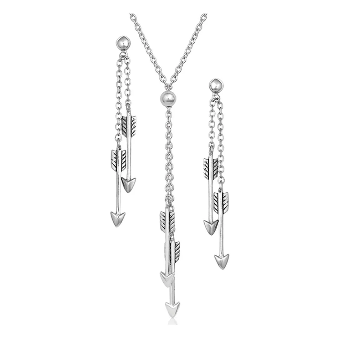 Montana Silversmiths Doubling Down Arrow Jewelry Set