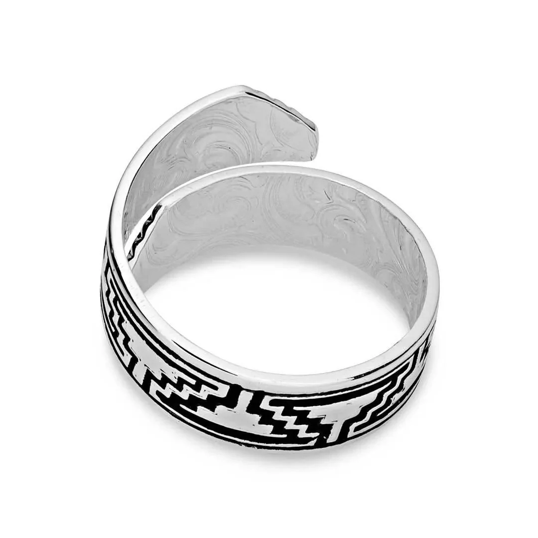 Montana Silversmiths Southwestern Escape Wrap Ring - Image 2
