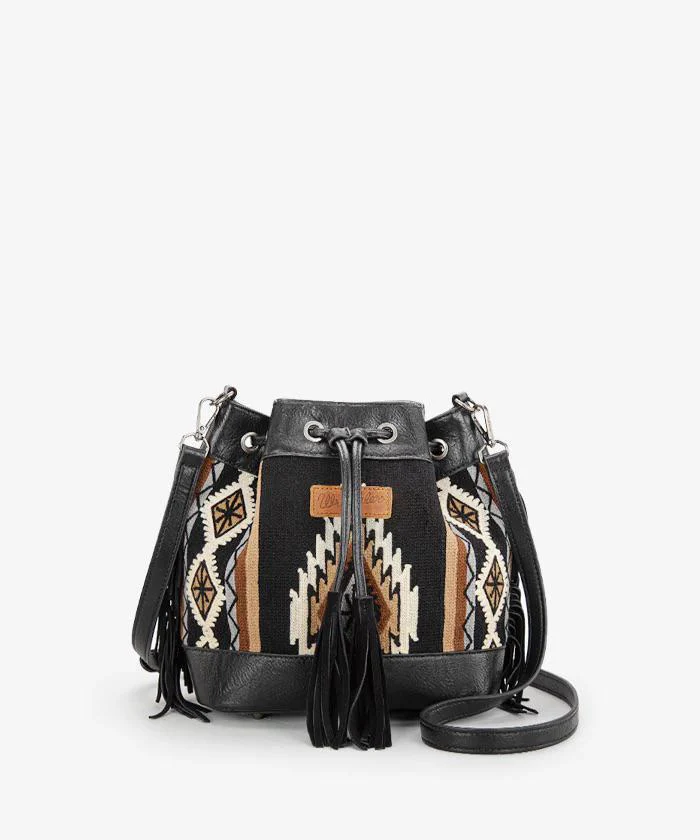Montana West Aztec Knitted Bucket Bag - Image 6