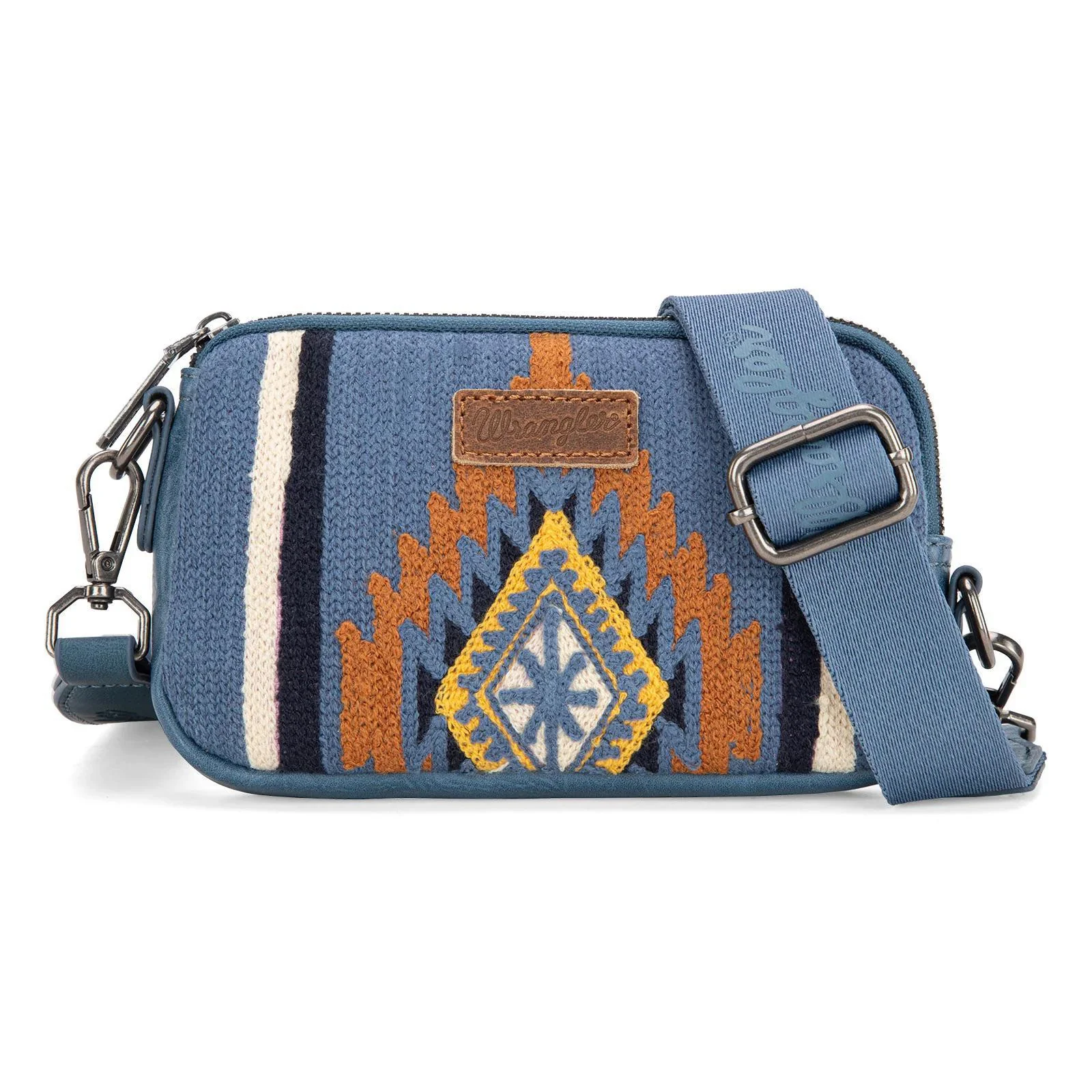 Montana West Wrangler Southwestern Knitted Mini Crossbody/Wallet