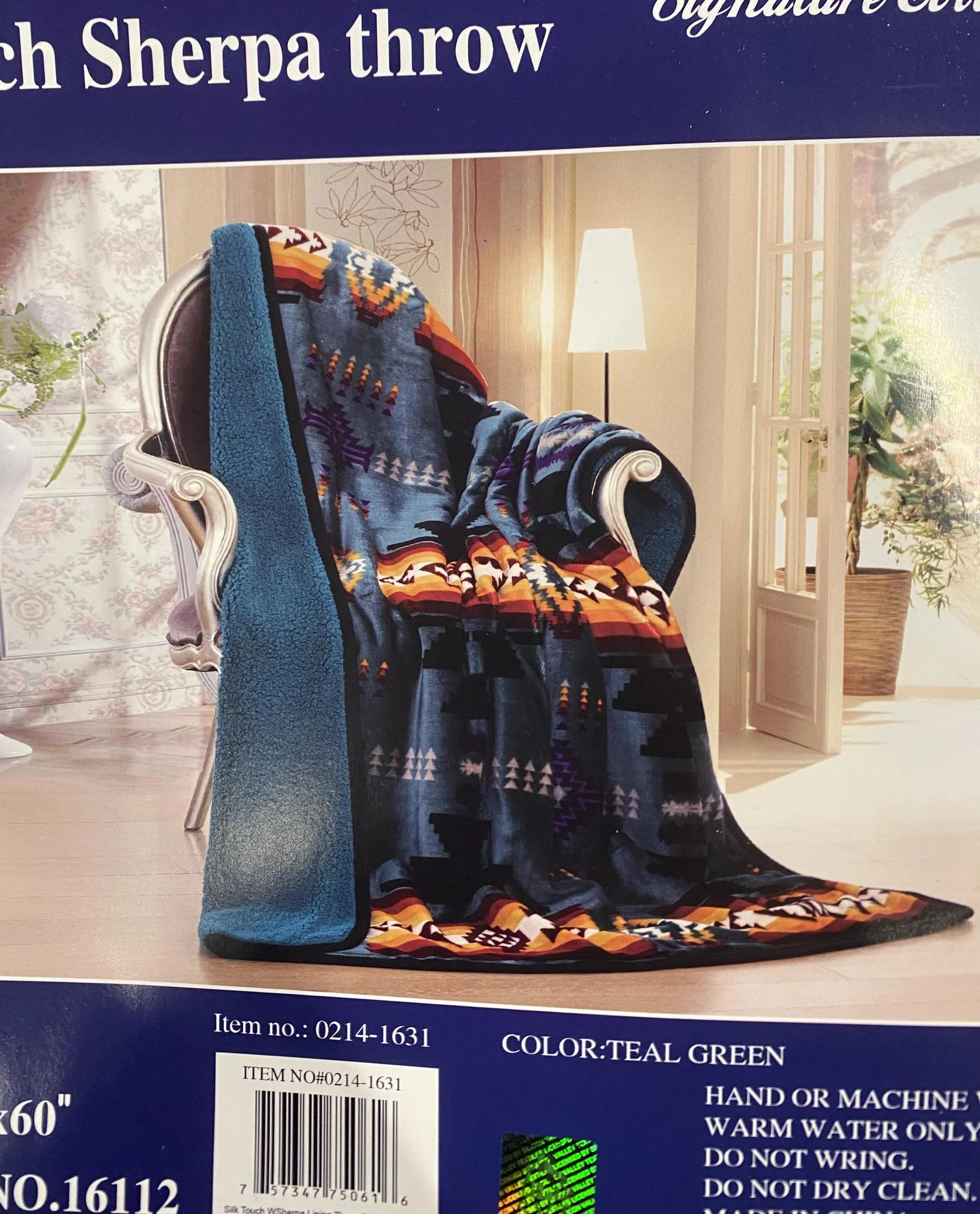 Nu Trendz Silk Touch Sherpa Throw - Image 3