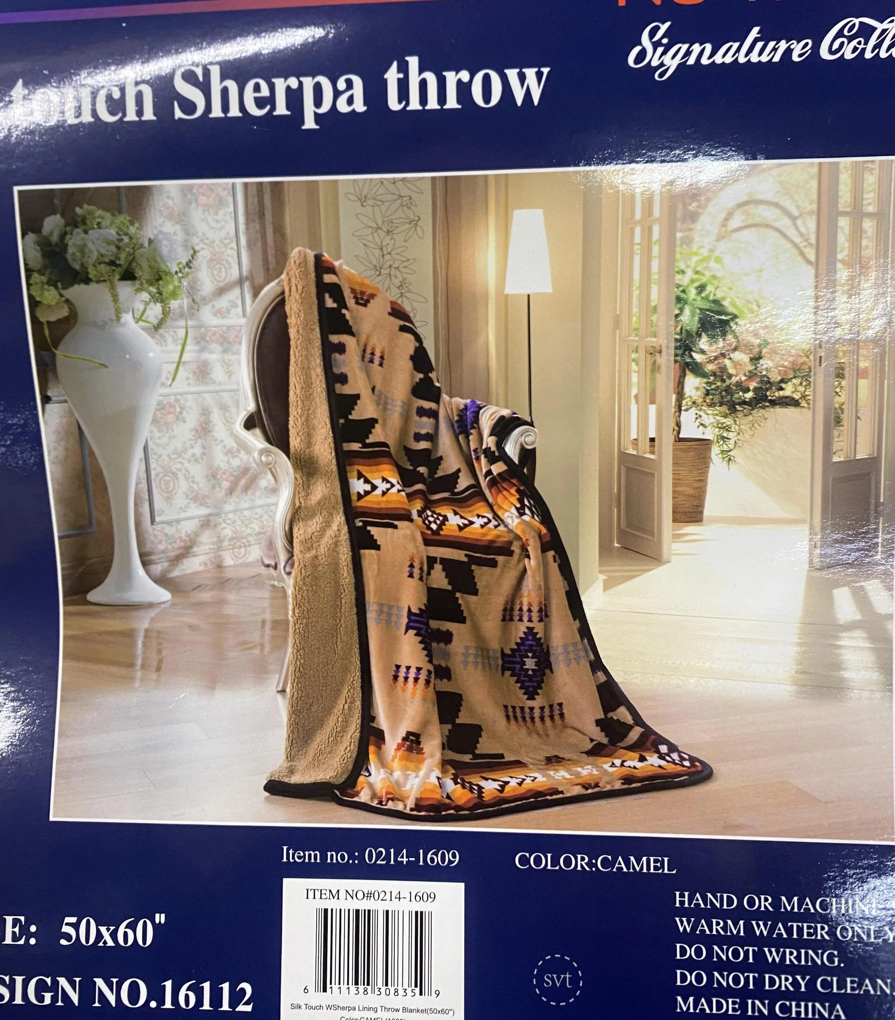 Nu Trendz Silk Touch Sherpa Throw - Image 4