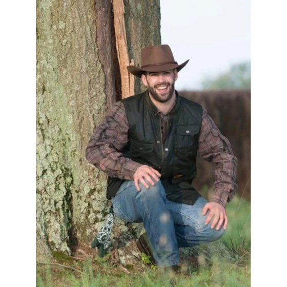 Outback Trading Co. Hat Wool Forbes 5" Teardrop Pinch Crown Brim 3-1/4" - Image 2