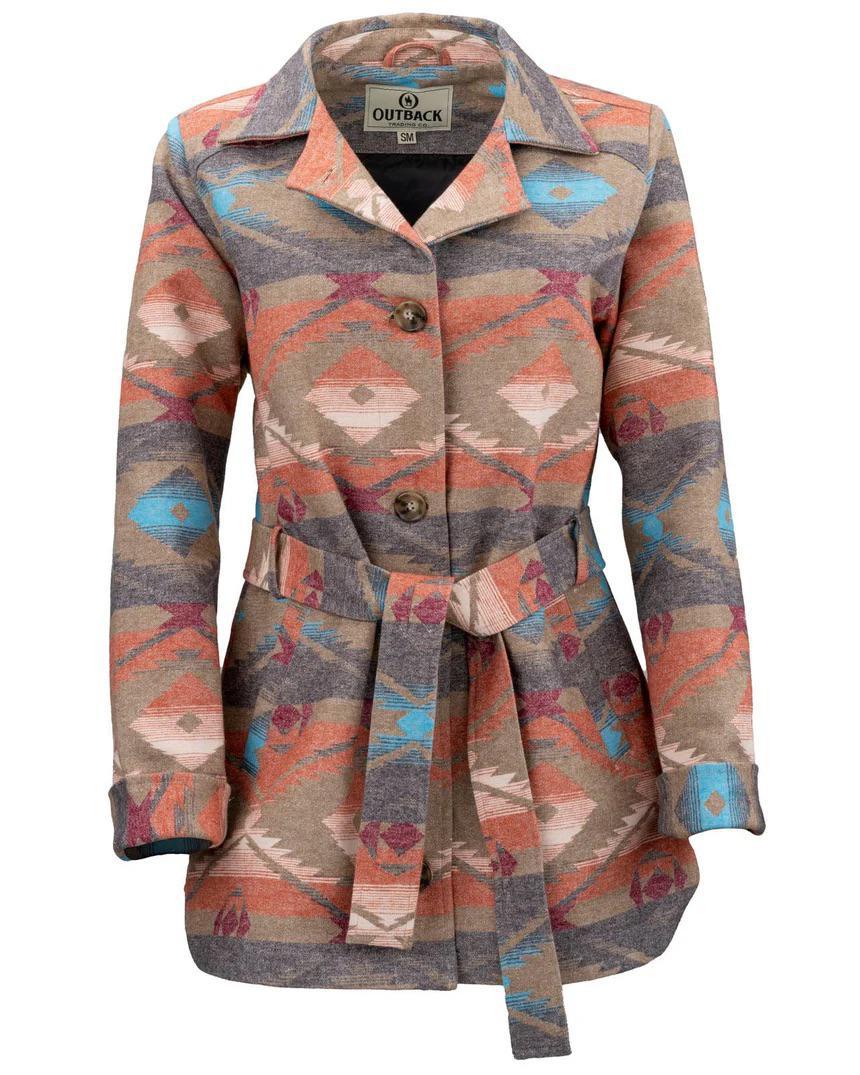 Outback Trading Co. Women's Vara Jacket In Rust - CLEARANCE