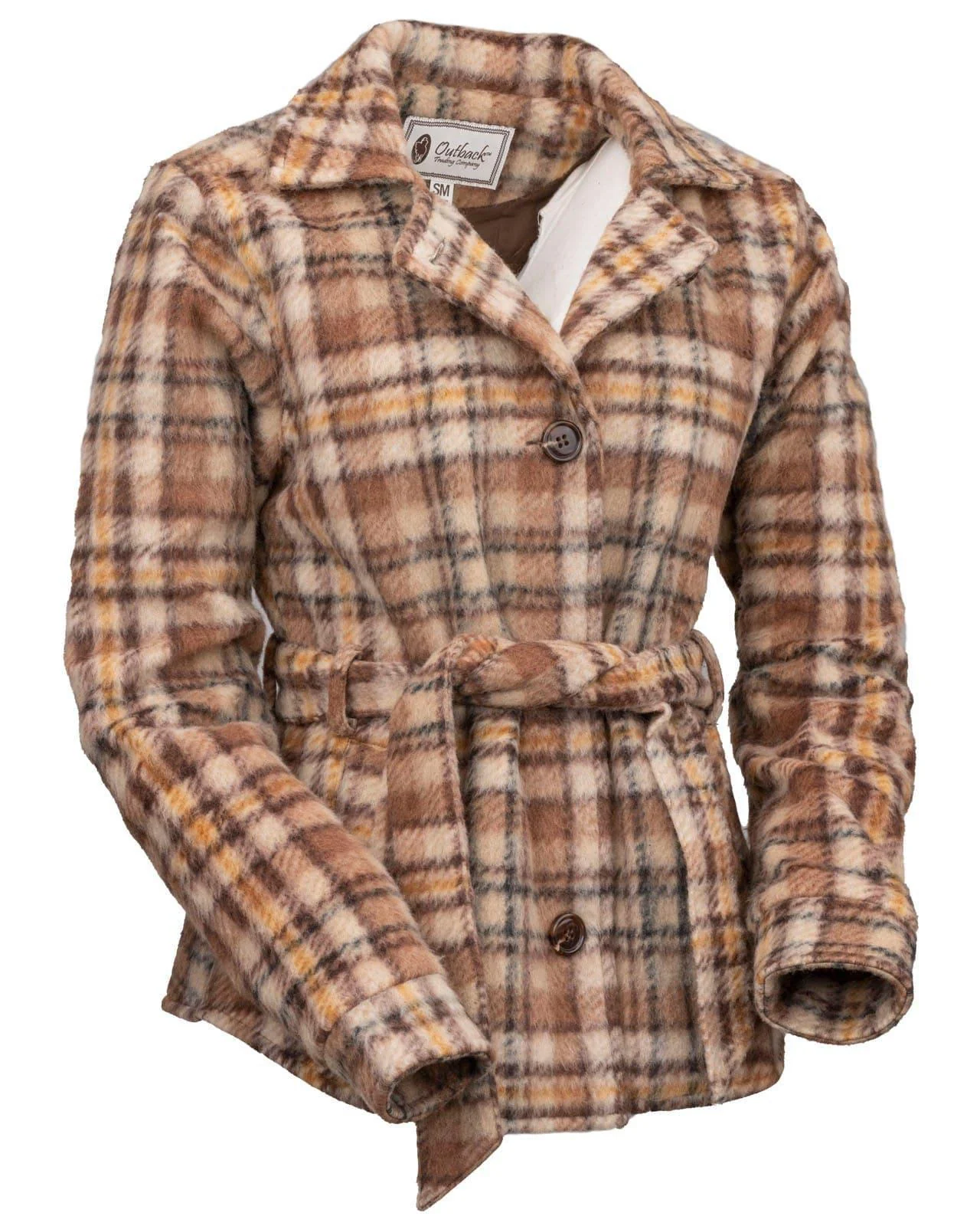 Outback Women's Evelyn Brown Plaid Jacket - CLEARANCE - Image 3