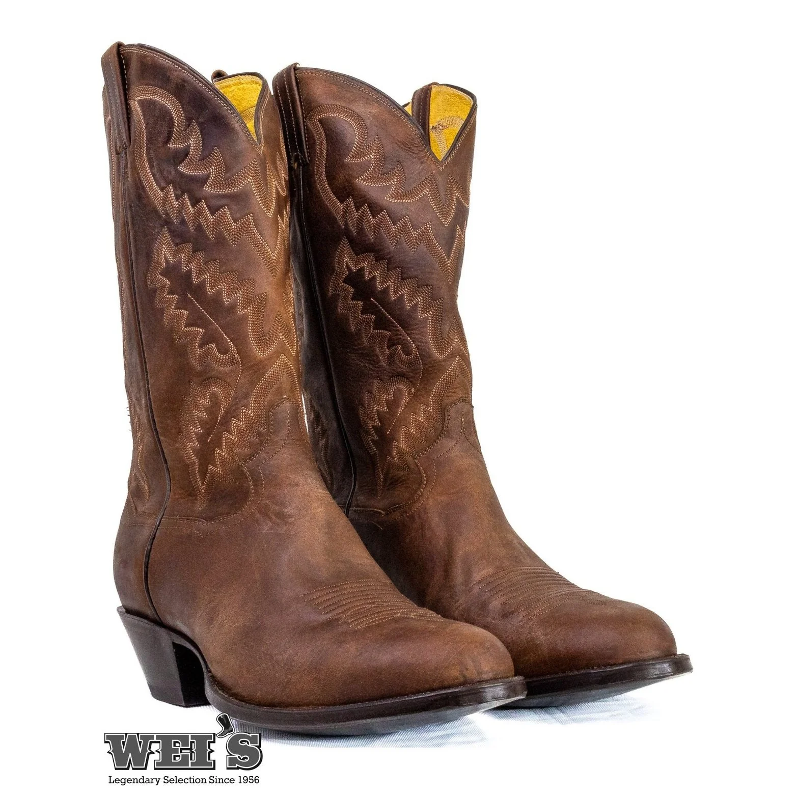 Panhandle Slim Men's Cowboy Boots 13" Cowhide R-toe - Image 5