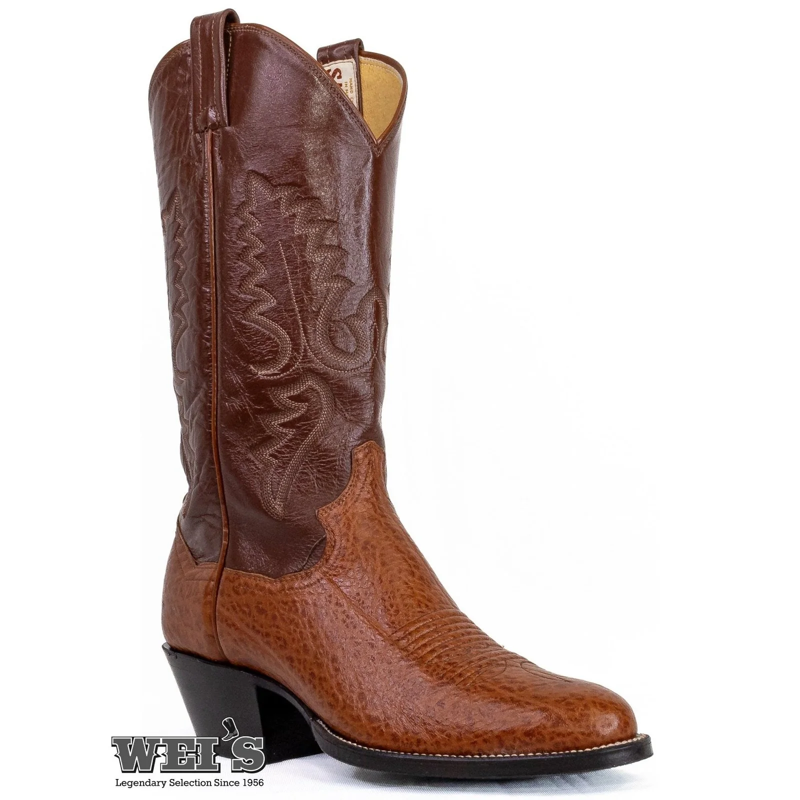 Panhandle Slim/Sanders Men's Cowboy Boots 13" Bull Cowboy Heel R Toe - Image 5