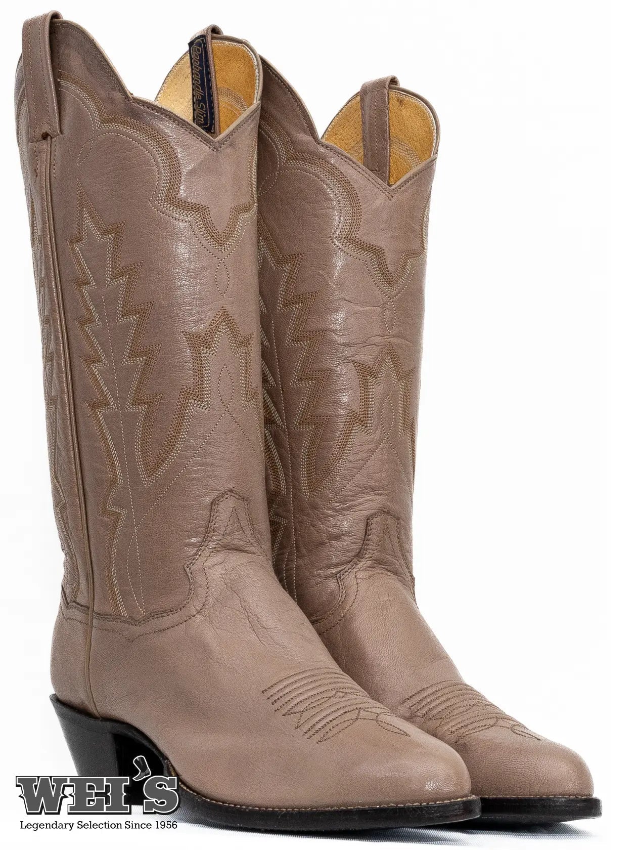 Panhandle Slim Women's Cowgirl Boots 13" Cowhide R-Toe - Image 2