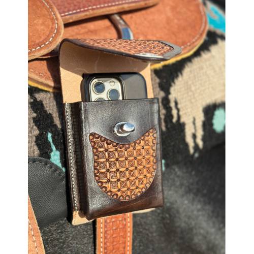 Professional's Choice Leather Cell Phone Case For Saddle - Image 2
