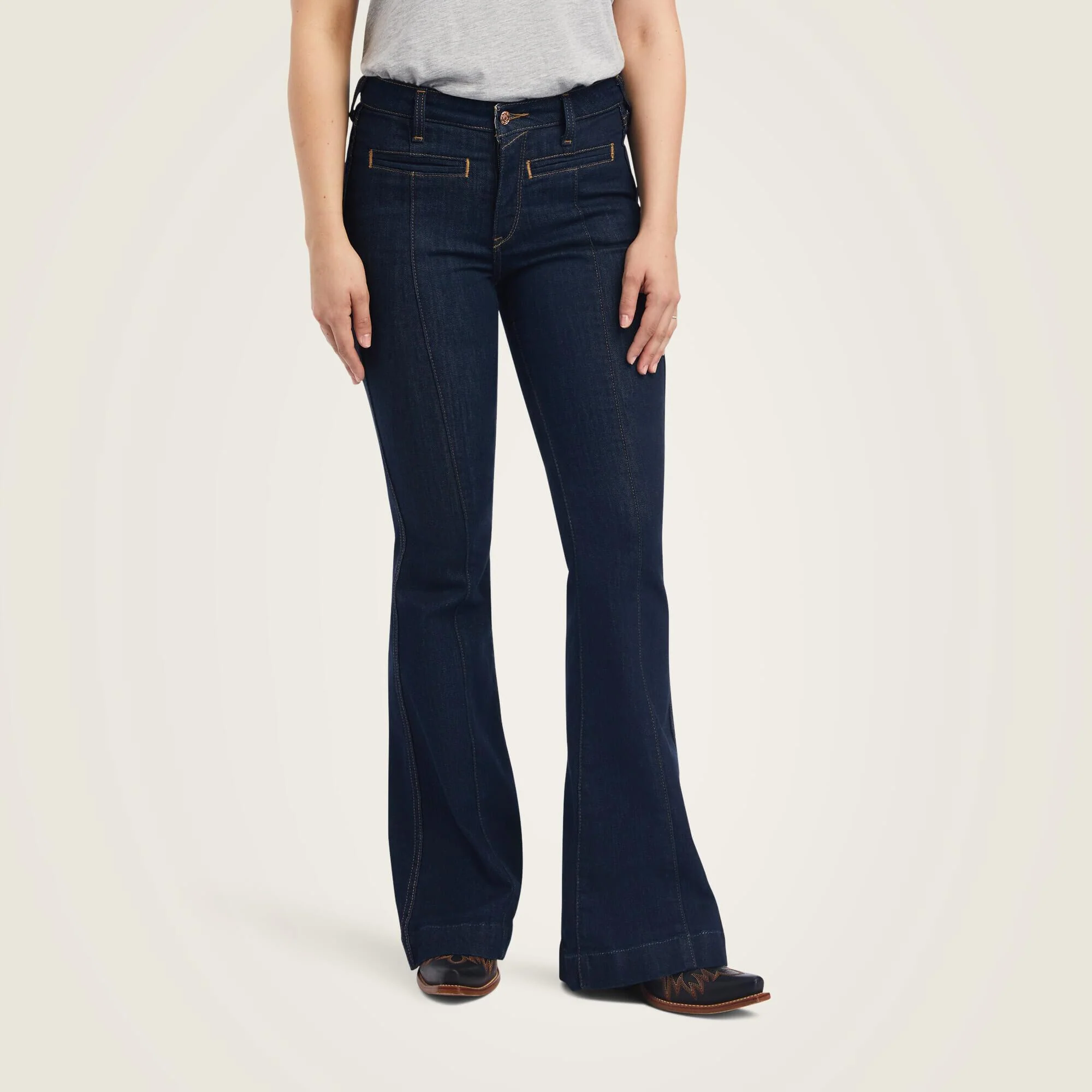 Ariat Women’s Jeans R.E.A.L High Rise Flare Alexa-CLEARANCE - Image 4