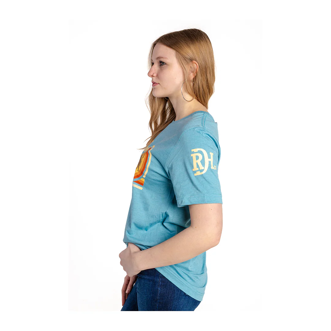 Red Dirt Hat Co Unisex Blue With Buffalo Graphic T-Shirt - Image 2
