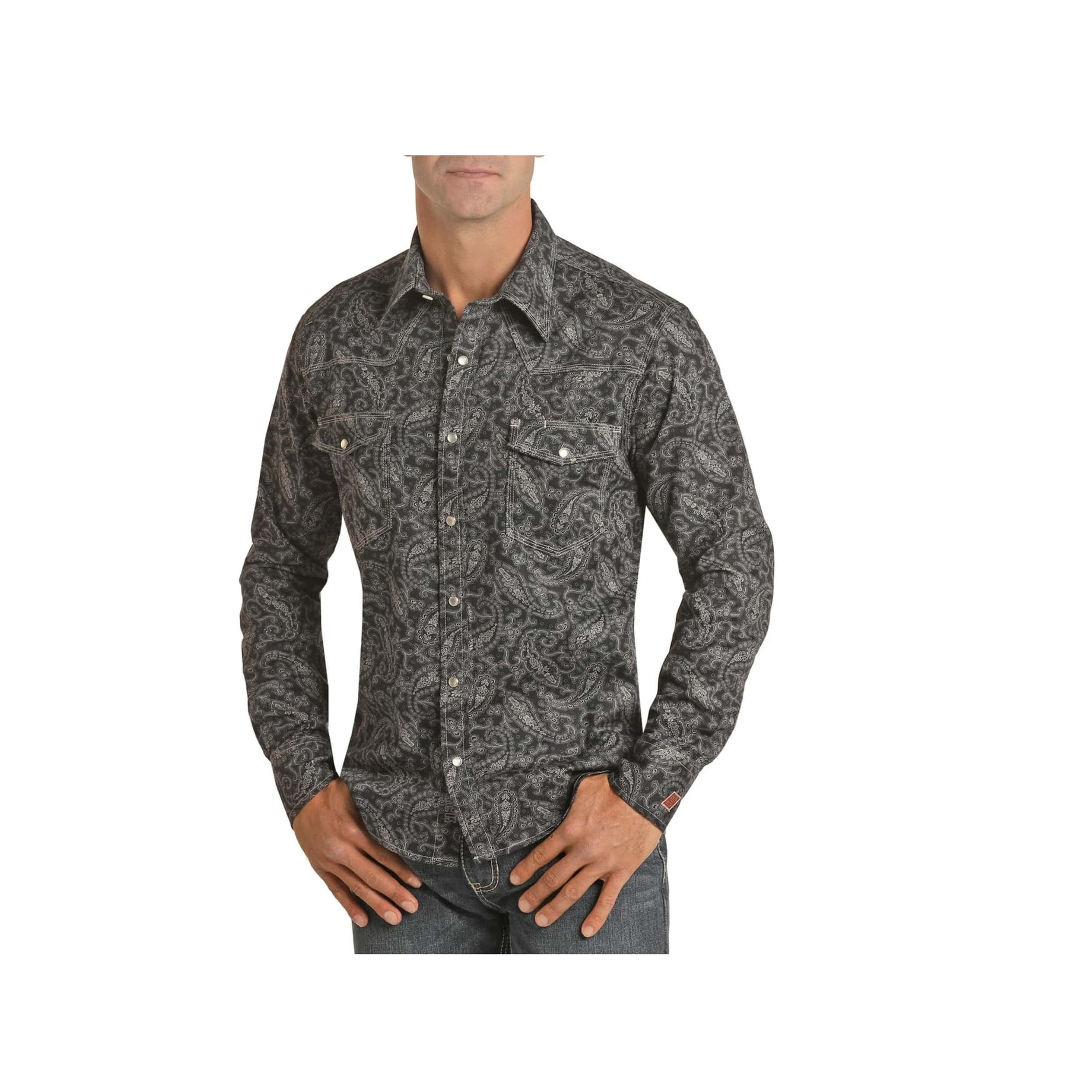 Rock & Roll Men's Work Shirt Flame Resistant - Image 3