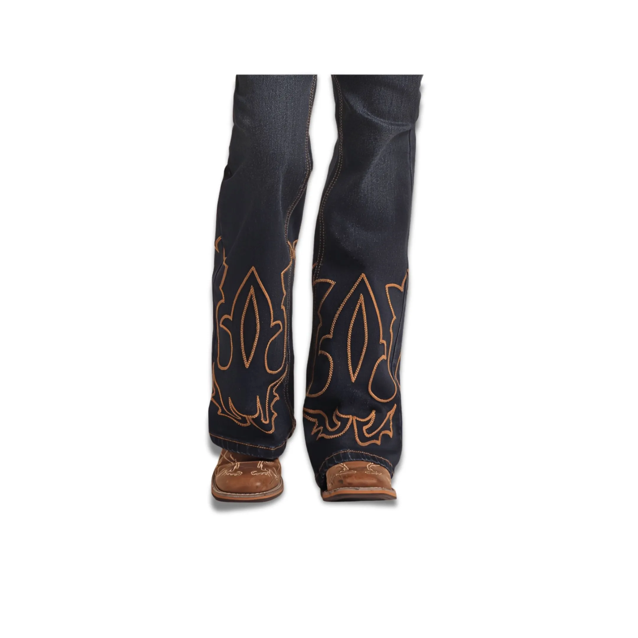 Rock & Roll Girl's Embroidered Denim Mid-Rise Trouser Jeans - Image 5