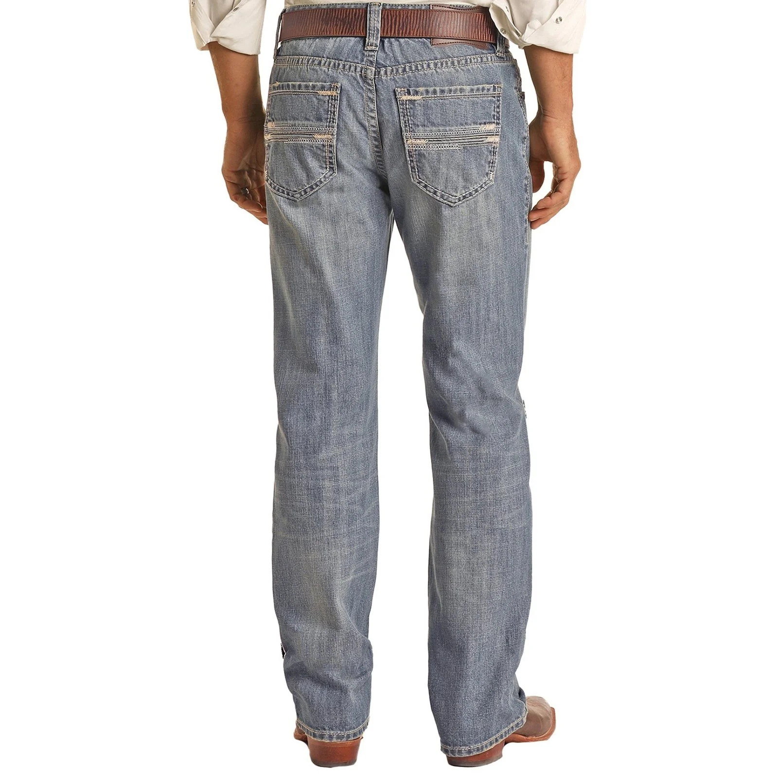 Rock & Roll Men’s Double Barrel Relaxed Fit Straight Leg - Image 3