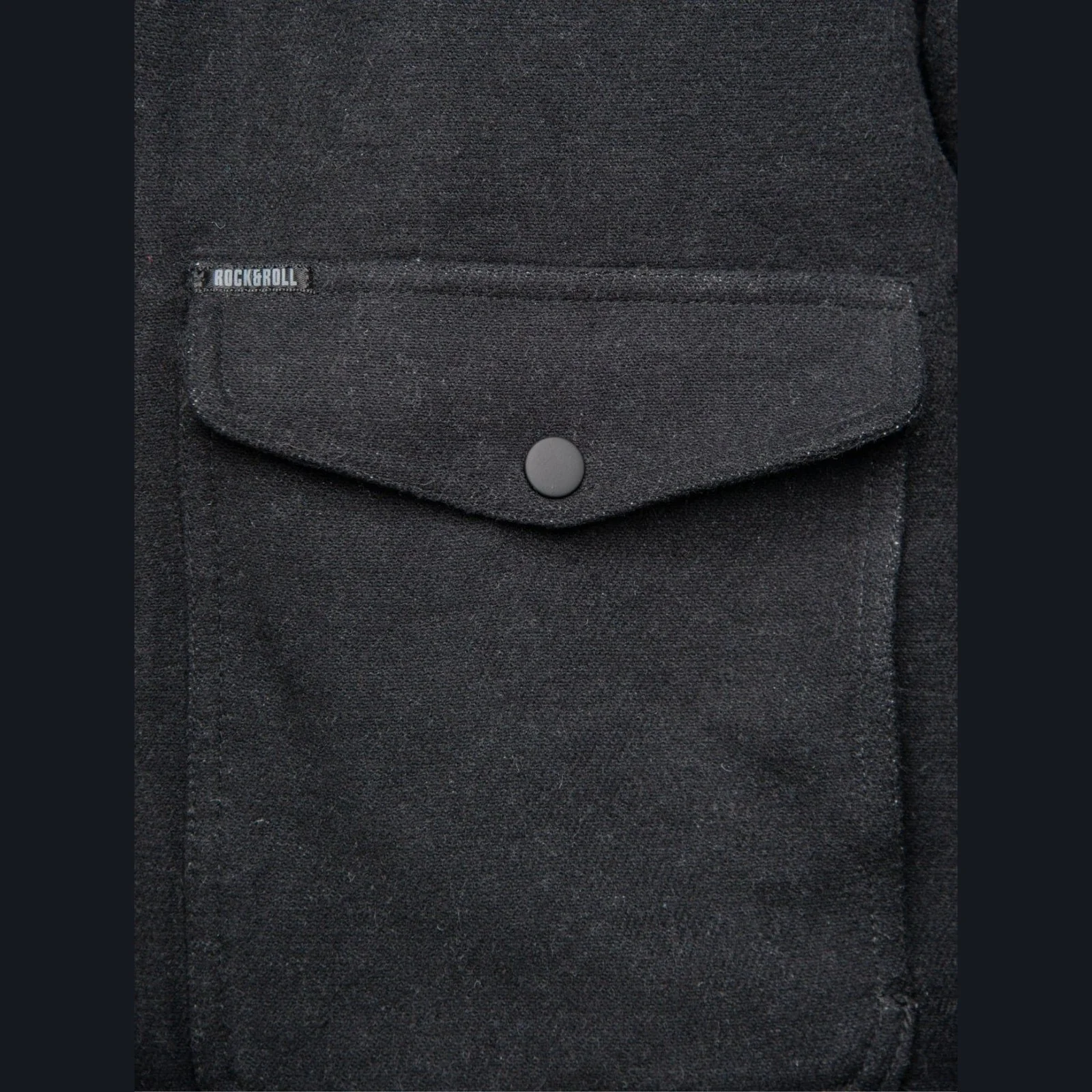 Rock & Roll Men’s Jacket Solid Bomber - Image 3