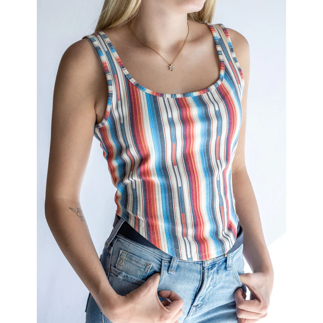 Rock & Roll Women's Motif Stripe Tank - Image 10
