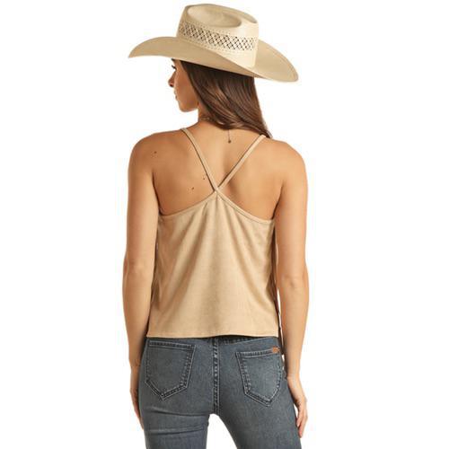 Rock & Roll Women's Suede Tank with Fringe - CLEARANCE - Image 2