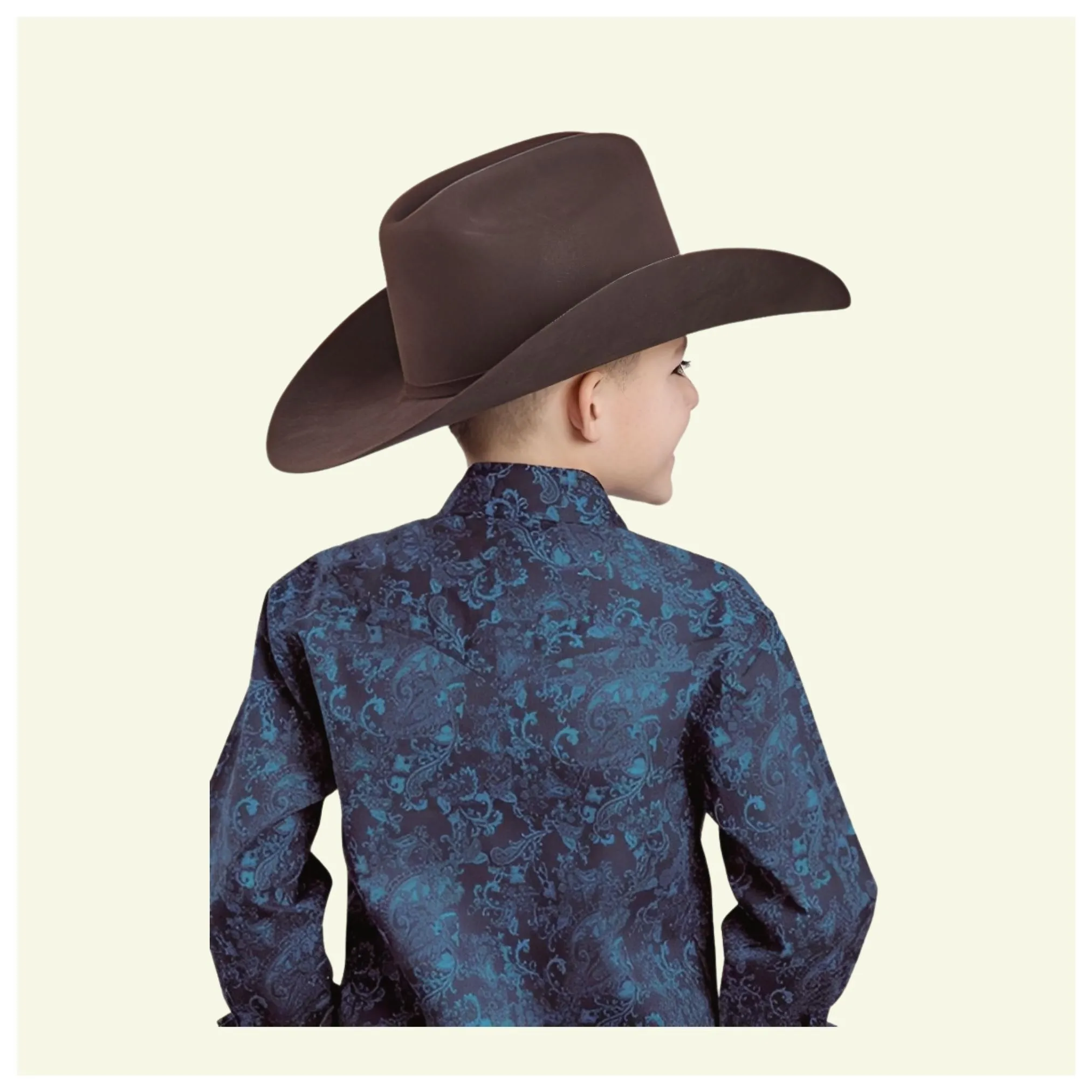 Roper Boy's Long Sleeve Western Shirt - Image 2