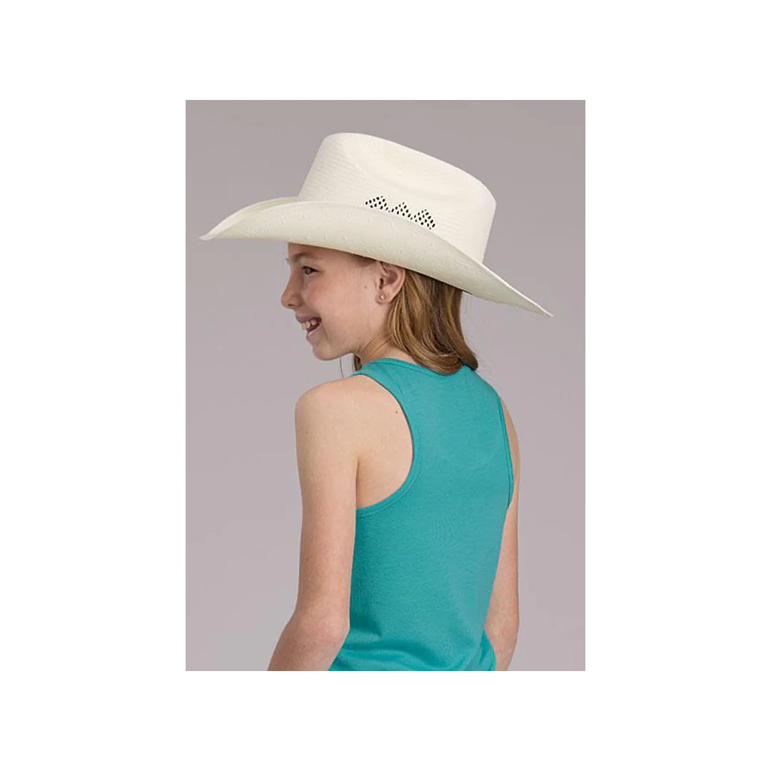 Roper Girl's Turquoise Jersey Knit Racerback Tank - Image 2