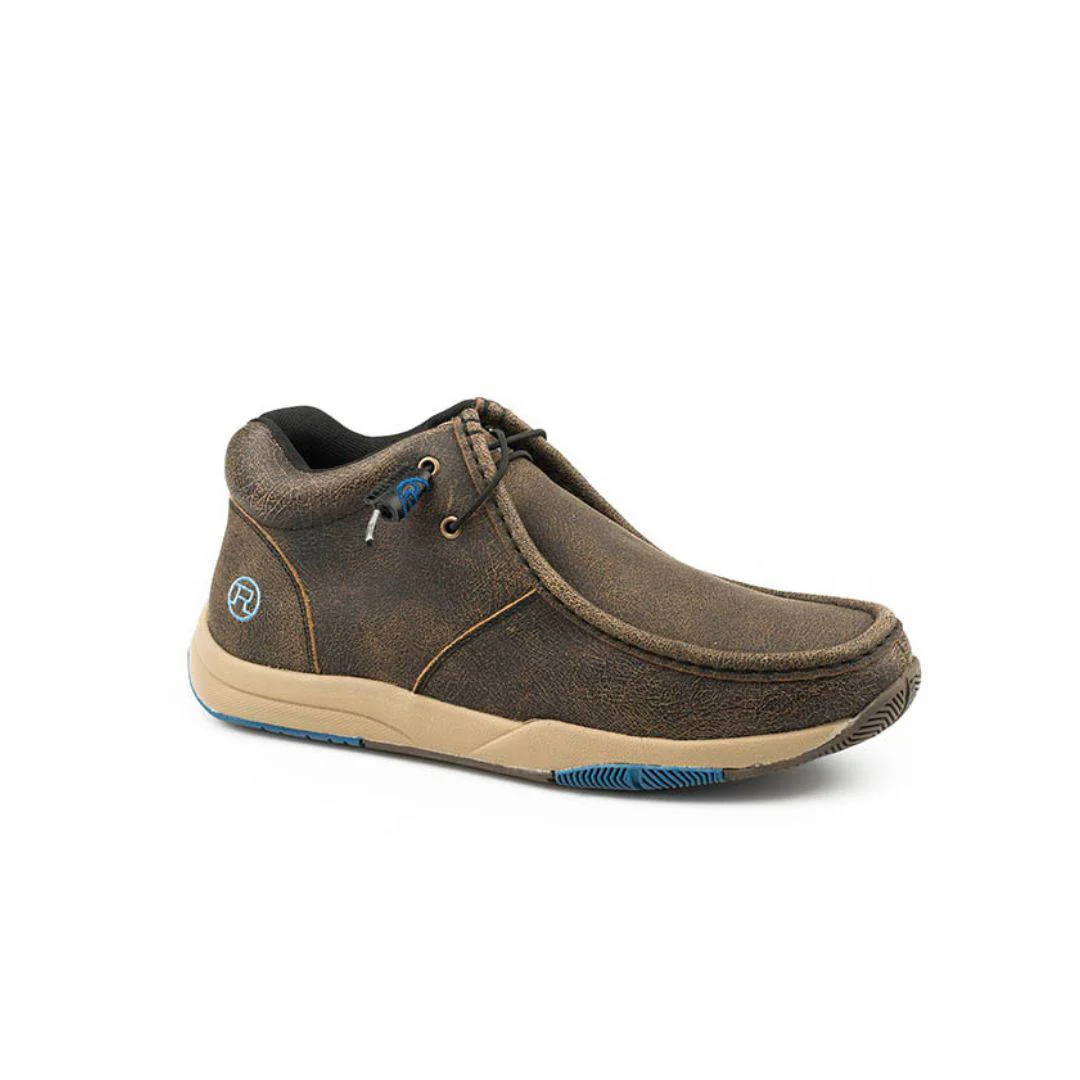 Roper Men’s Casual Shoe Clearcut In Distressed Brown - Image 9