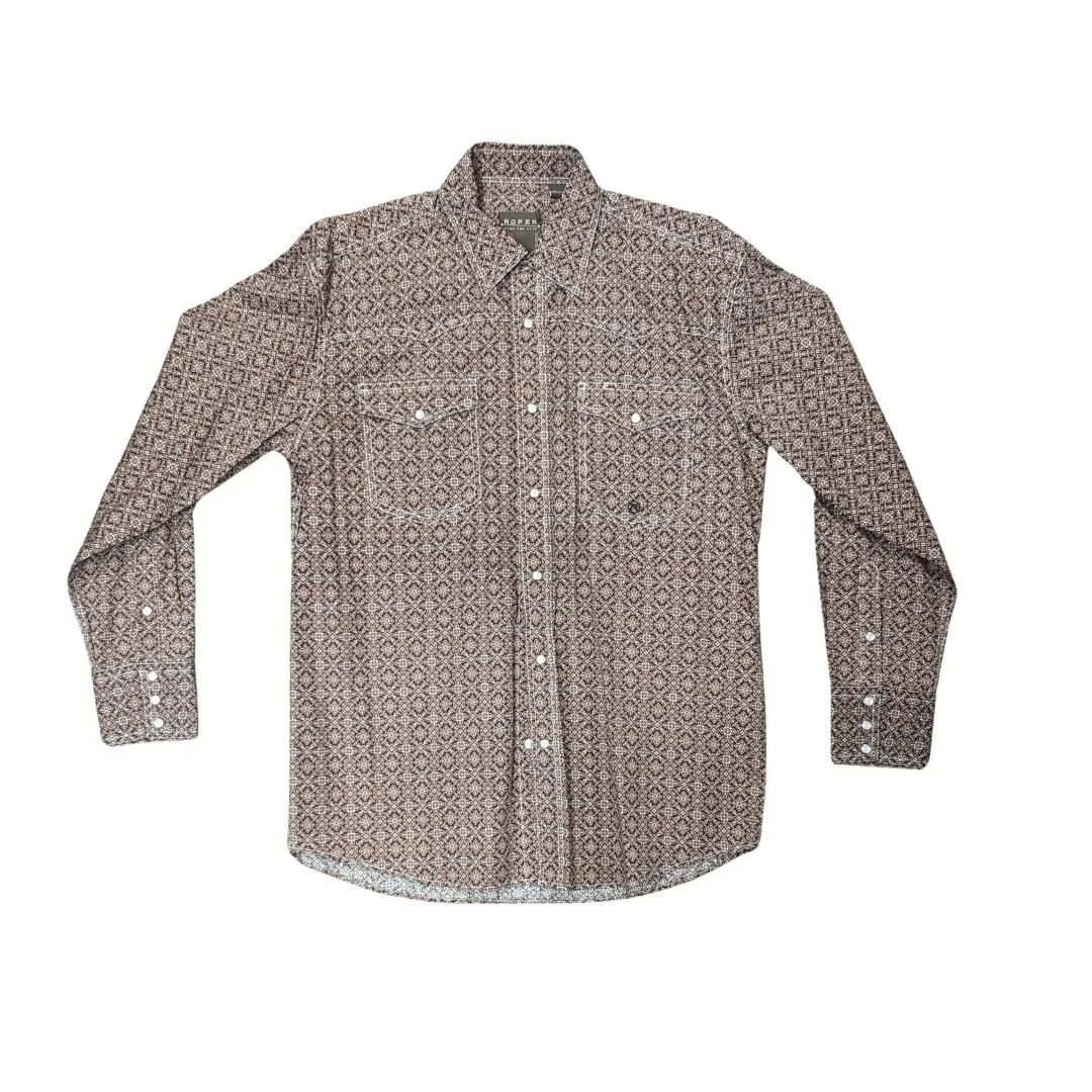 Roper Men's Amarillo Collection Button Up Shirt
