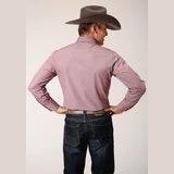 Roper Men's Crosshatch Squares Tone Long Sleeve - Image 3
