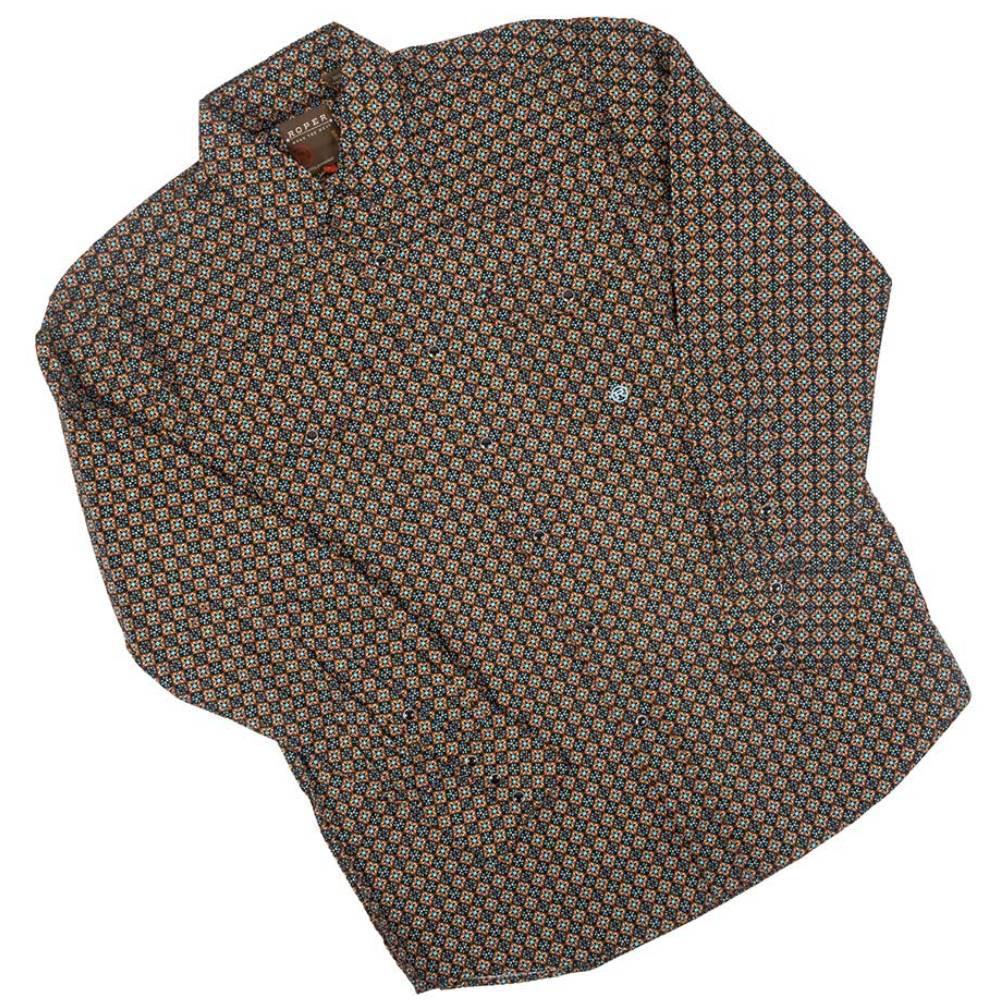 Roper Men's Western Shirt Wild West Foulard