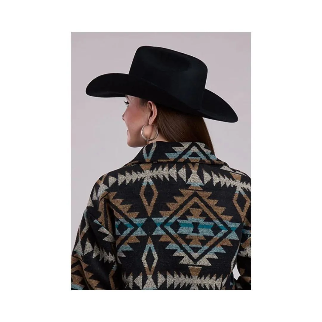 Roper Women's Shacket Woven Aztec - Image 3