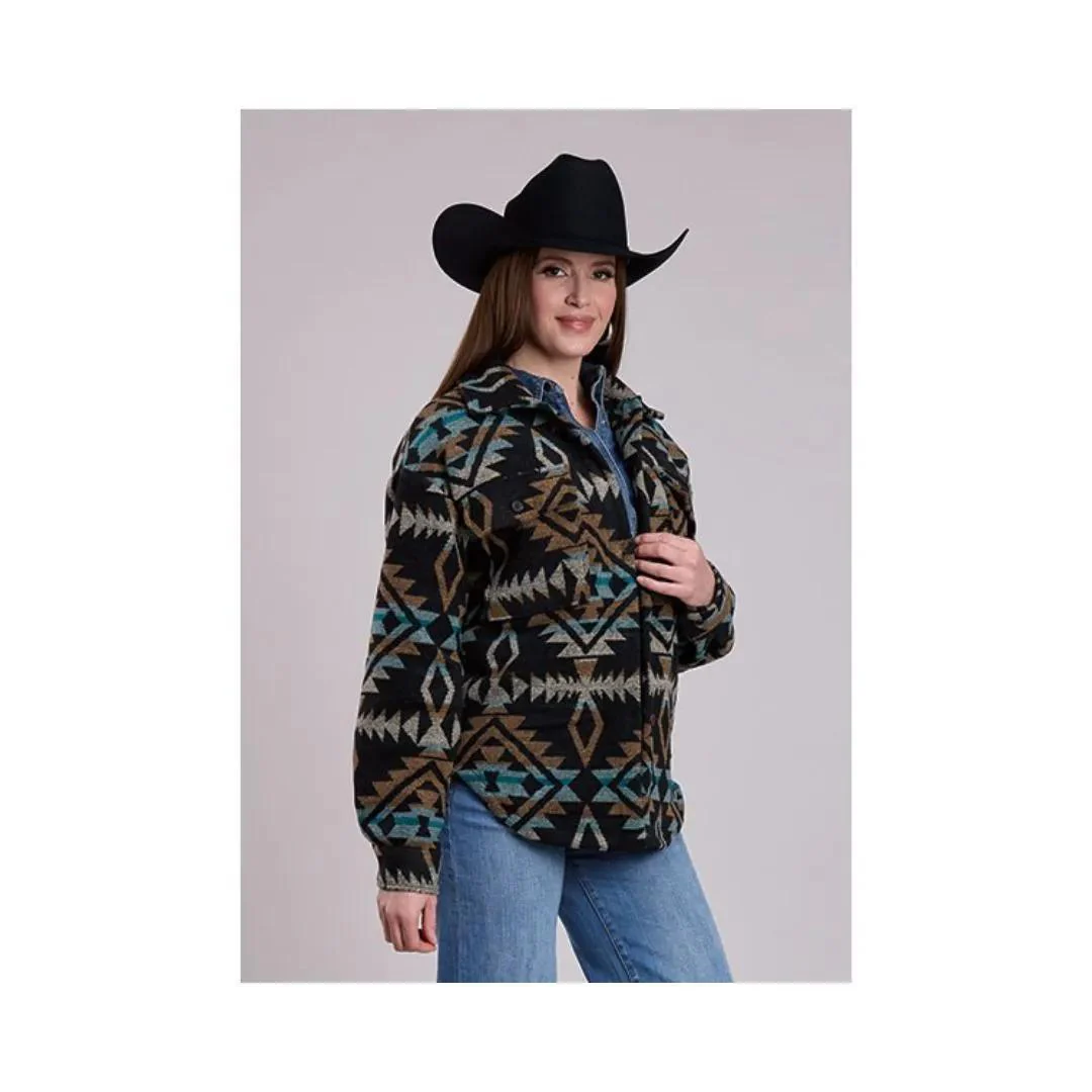 Roper Women's Shacket Woven Aztec - Image 8