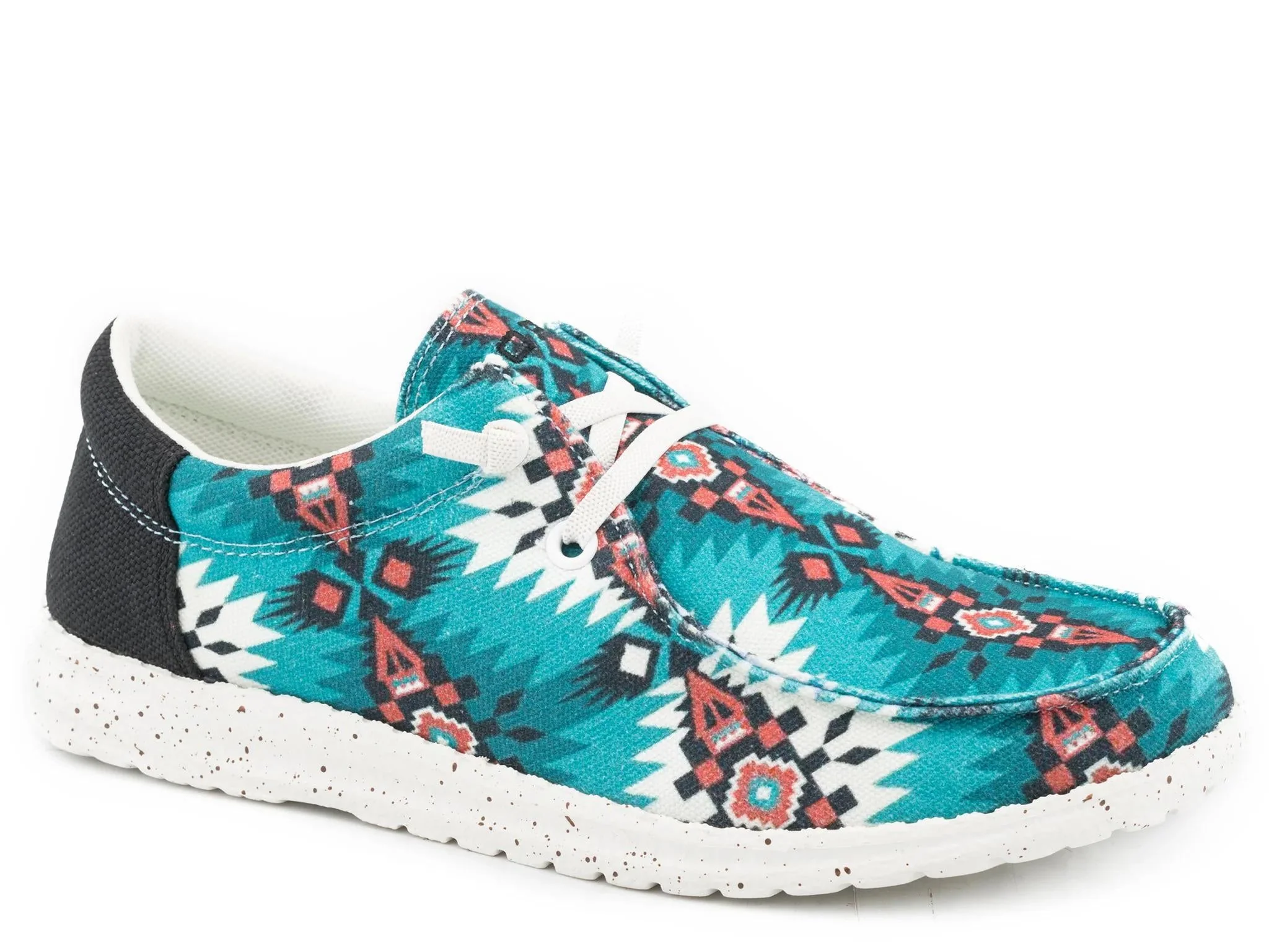 Roper Women's Hang Loose Aztec Fabric Casual Shoe - Image 50