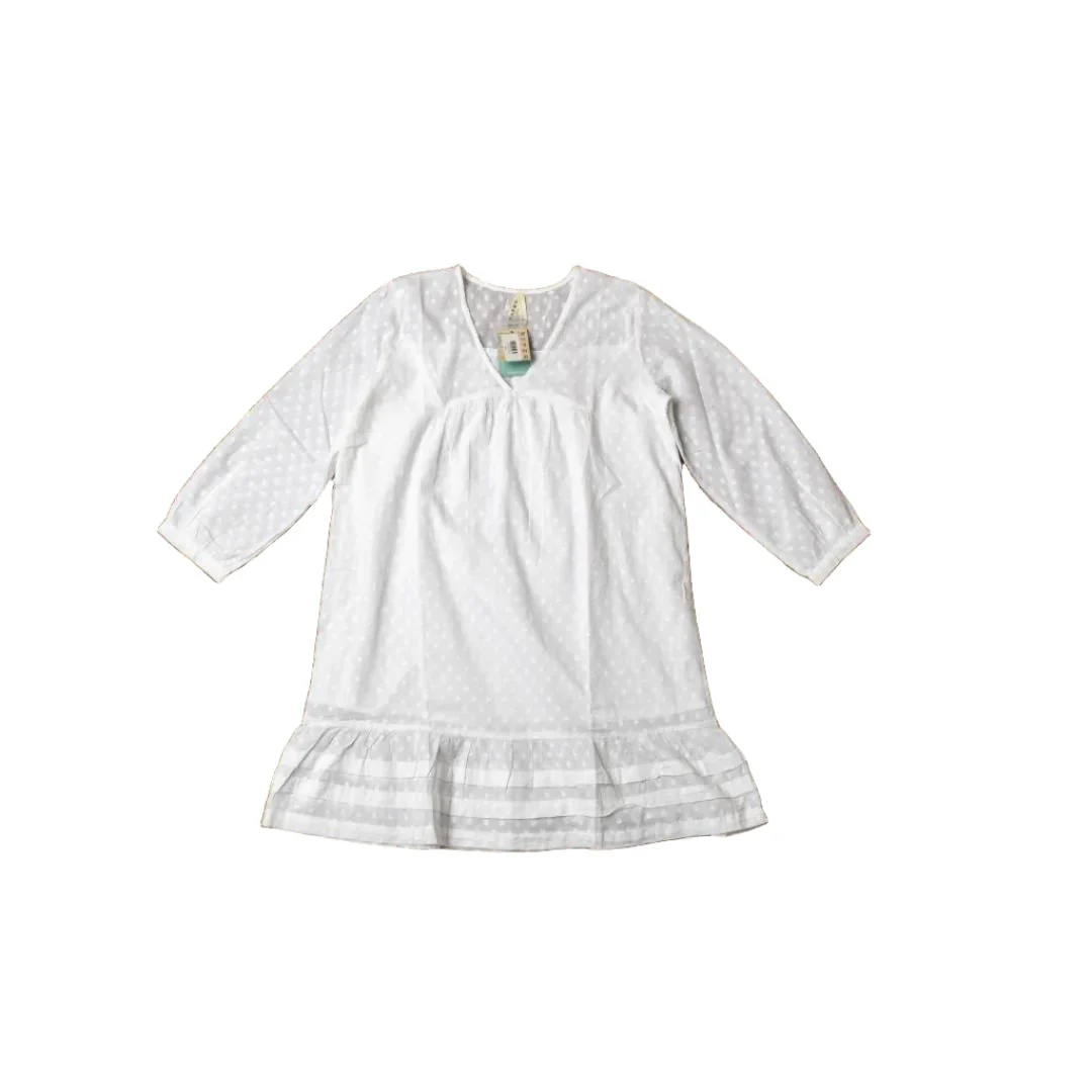 Roper Women's Swiss Dot Summer Dress White - CLEARANCE