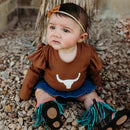 Shea Baby Desert Horizon LS Onesie - Image 2