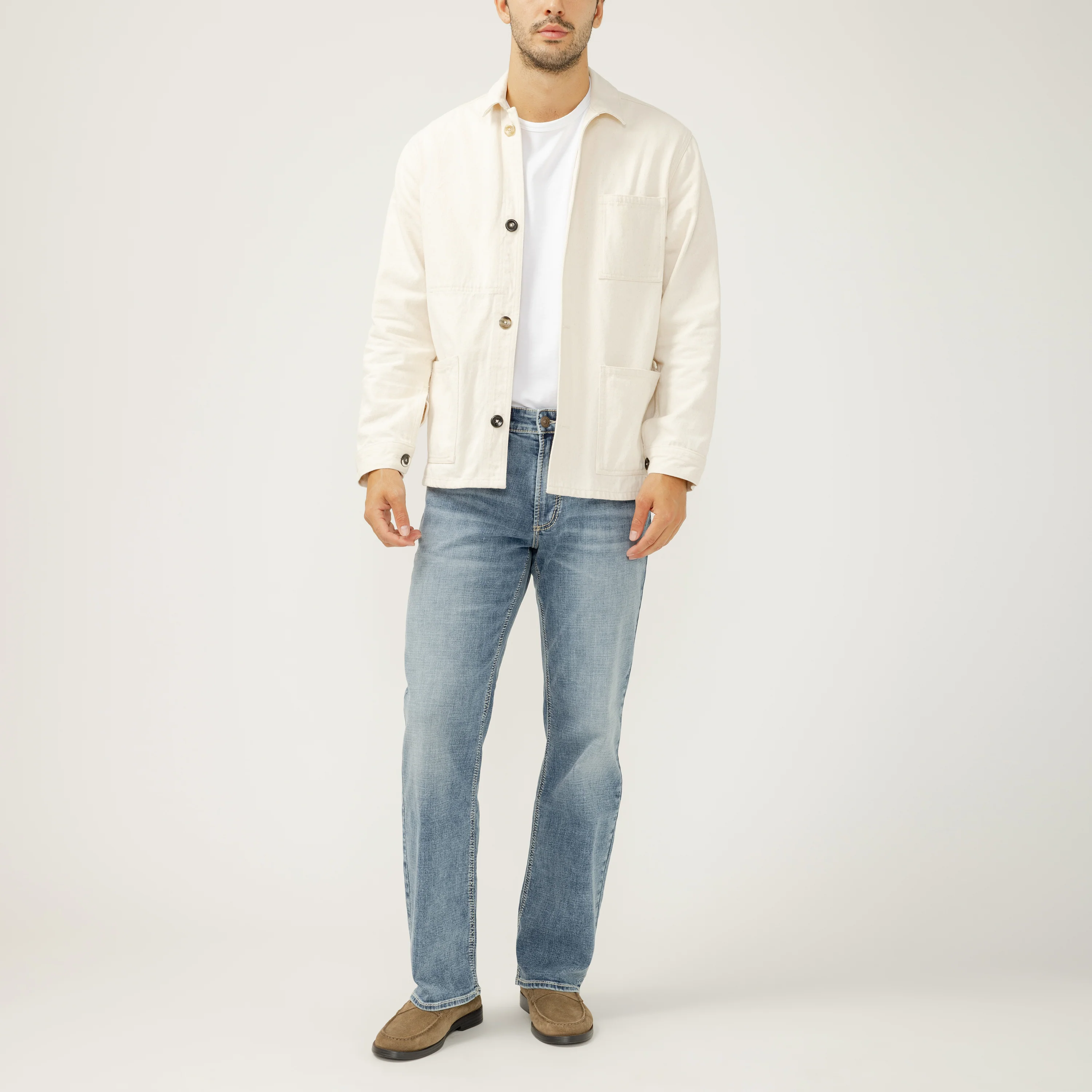 Silver Jeans Co Men's Gordie Loose Fit Straight Leg Jeans - Image 2