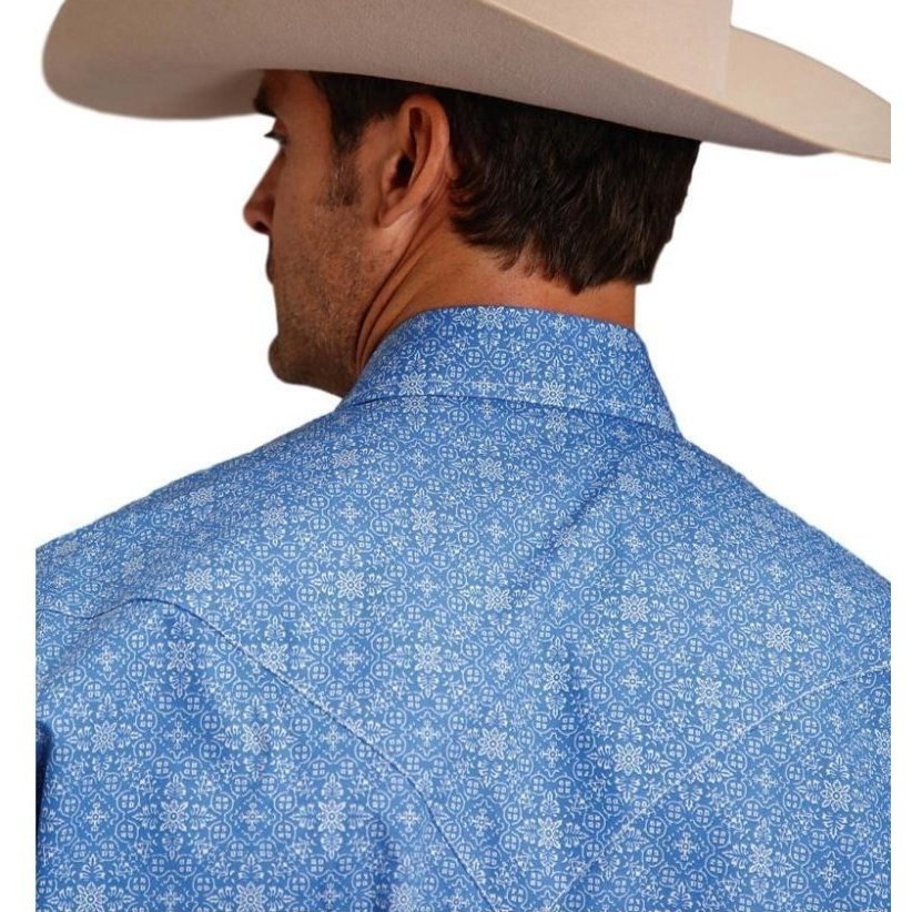 Stetson Men’s Shirt Short Sleeve Snaps - Image 2