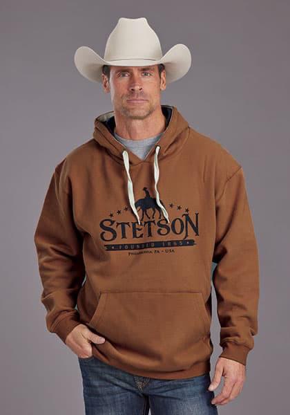 Stetson Men's Horserider And Stars Hoodie