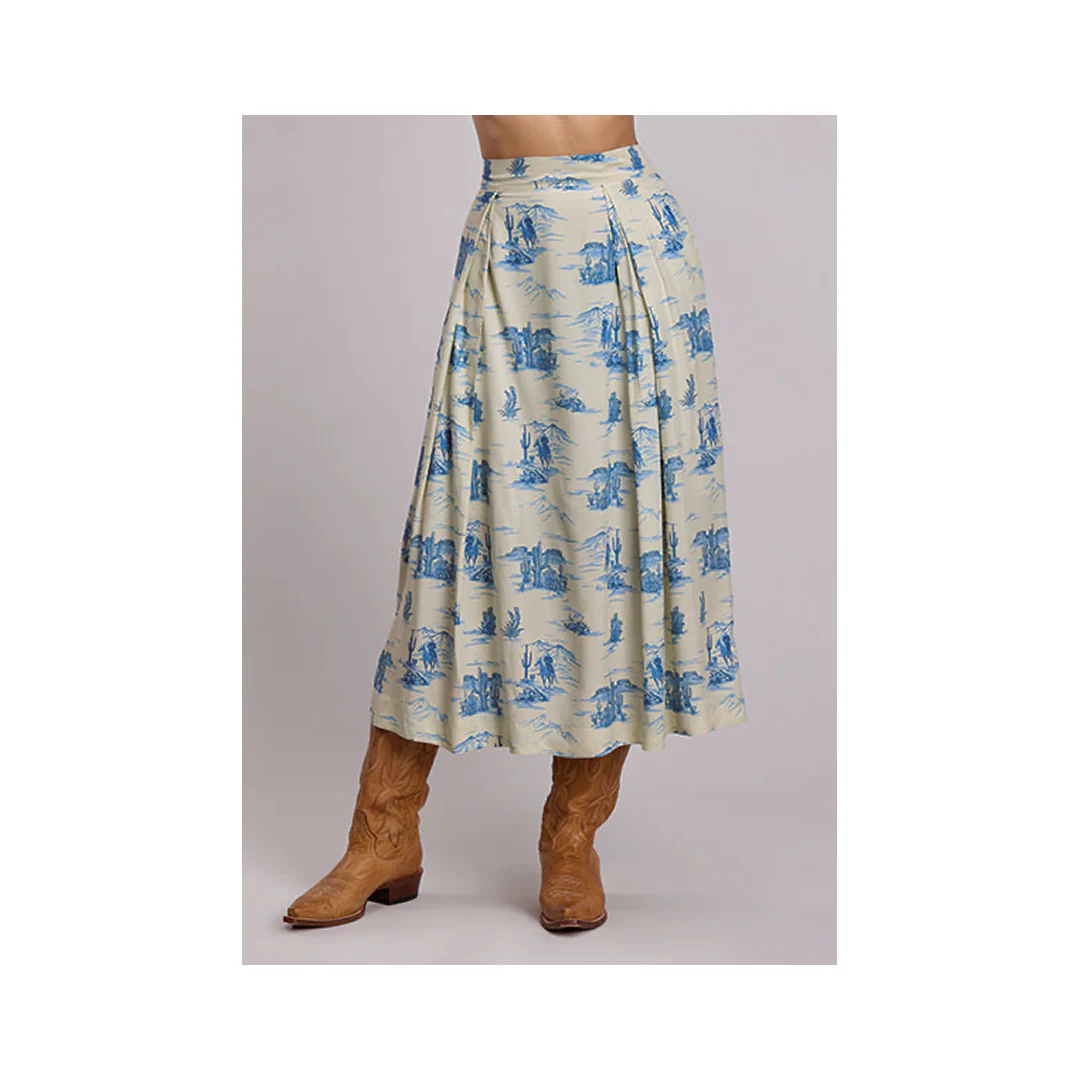 Stetson Women's Indigo Trail PRT Midi Length Skirt - Image 3