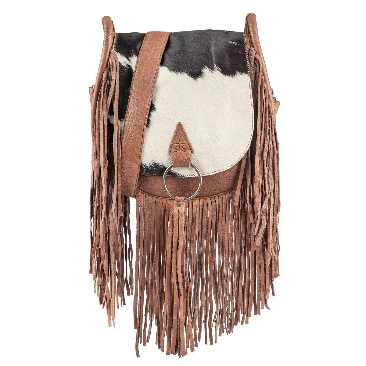 STS Ranchwear Indie Cowhide Saddle Bag - Image 2
