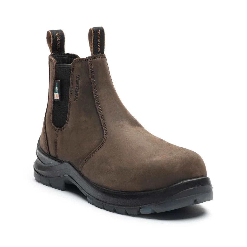 Terra Unisex 6" Murphy Composite Toe Slip On Work Boot - Image 11