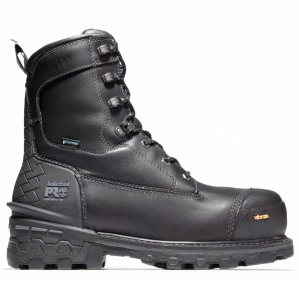 Timberland Men’s Work Boots 8” Boondock HD CSA Composite Toe Waterproof Vibram Sole