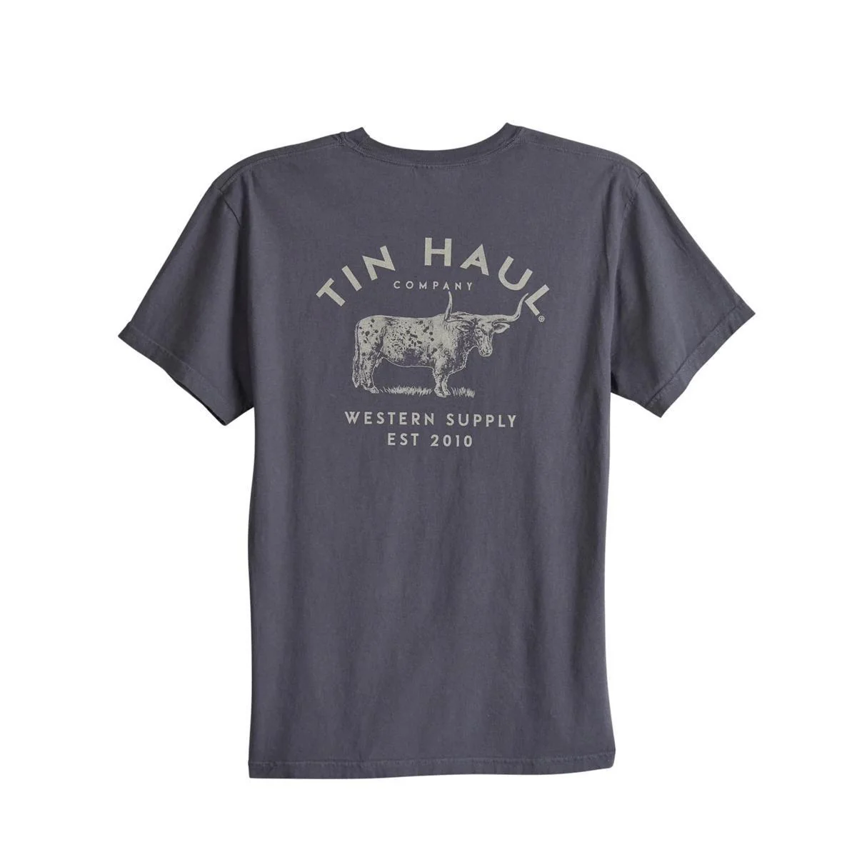 Tin Haul Men's Western Supply Bull T-Shirt - Image 2