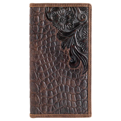 Tony Lama Genuine Leather Men's Rodeo With Caiman Print