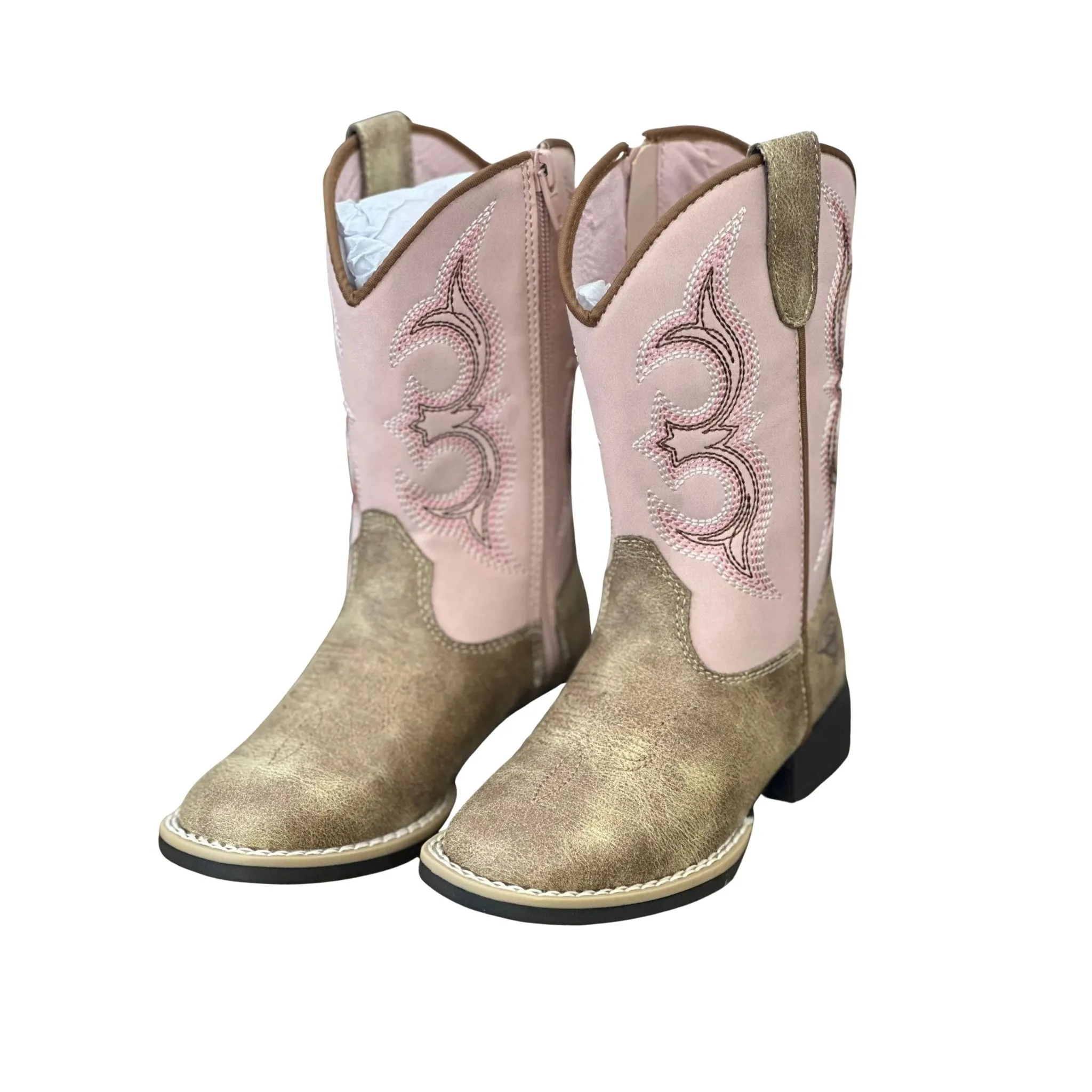 Twister Girl's Posy Light Pink Western Cowboy Boot - Image 2