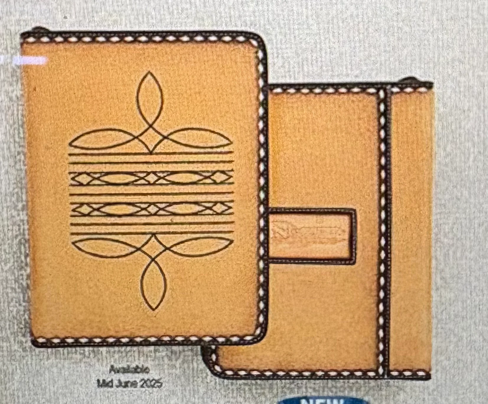 Twister Roughout Brown Bible Case, Daytimer Case