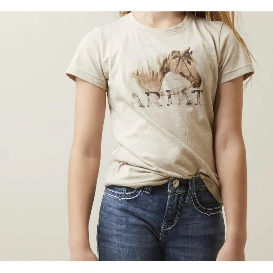 Ariat Girl’s Caballo Tee with Horse Logo - Image 8